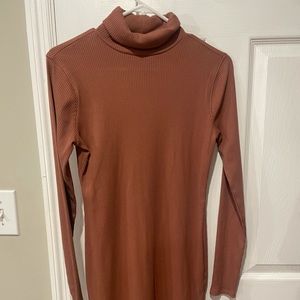 NWT Target turtle neck, ribbed, bodycon dress